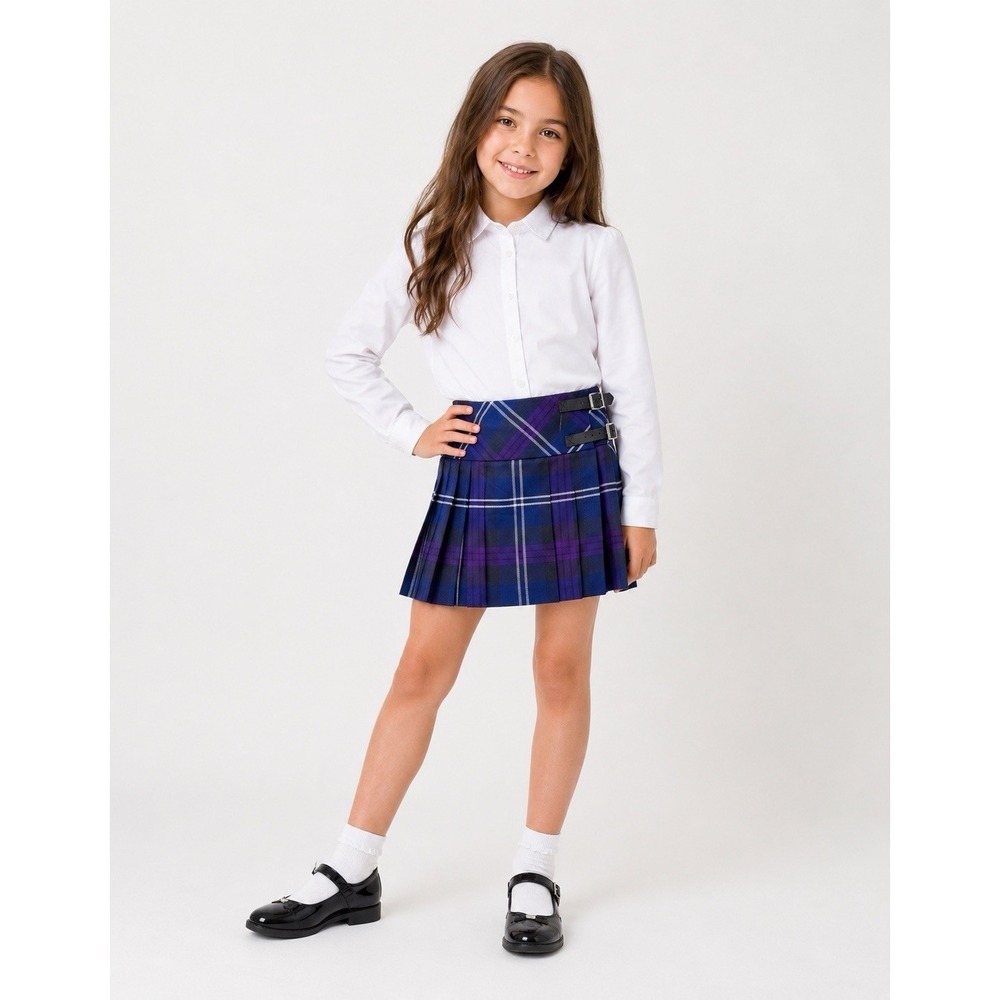Tartan Threads Girls Billie Kilt Heritage of Scotland Plaid Skirt 9-10 Years